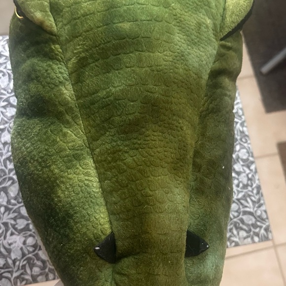 Pottery Barn Kids Green and White Dino Headpiece - Picture 3 of 6